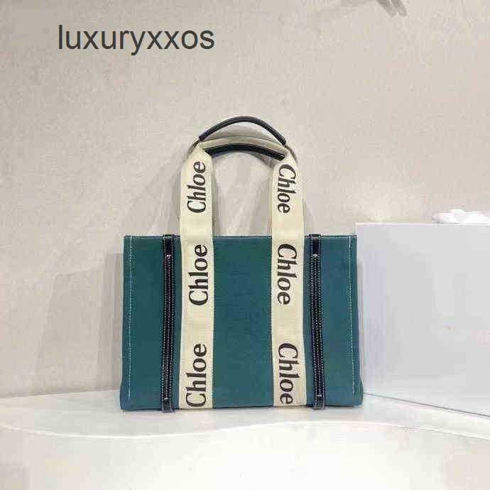

Tote Woody Bag ChIoe Canvas Handbag Bags Fashion Letter Designer Stripe Portable Large 2023 Capacity Women Hb9e