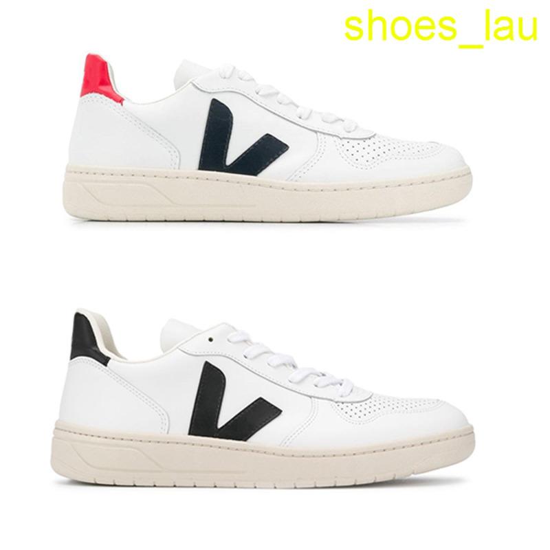 

Best Veja Esplar Sneakers Men Women White Platform Shoes Vintage Real Calfskin Casual Women Outdoor Runner Trainer Mfu, Color 4