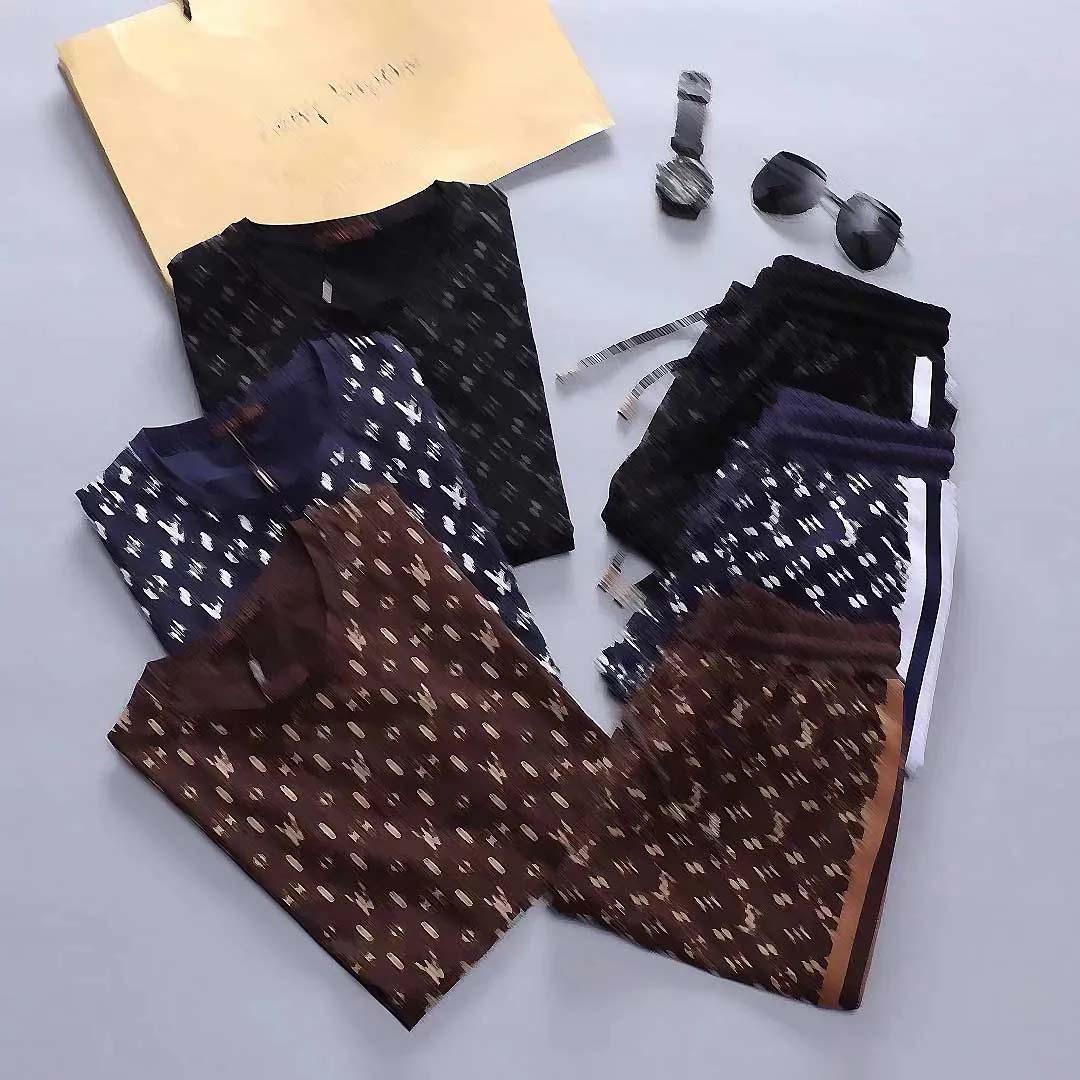 

New 2023 designer tracksuit Set Fashion Running mens tracksuit Letter Slim Clothing Track Kit Luxury Sports Short sleeve Suit