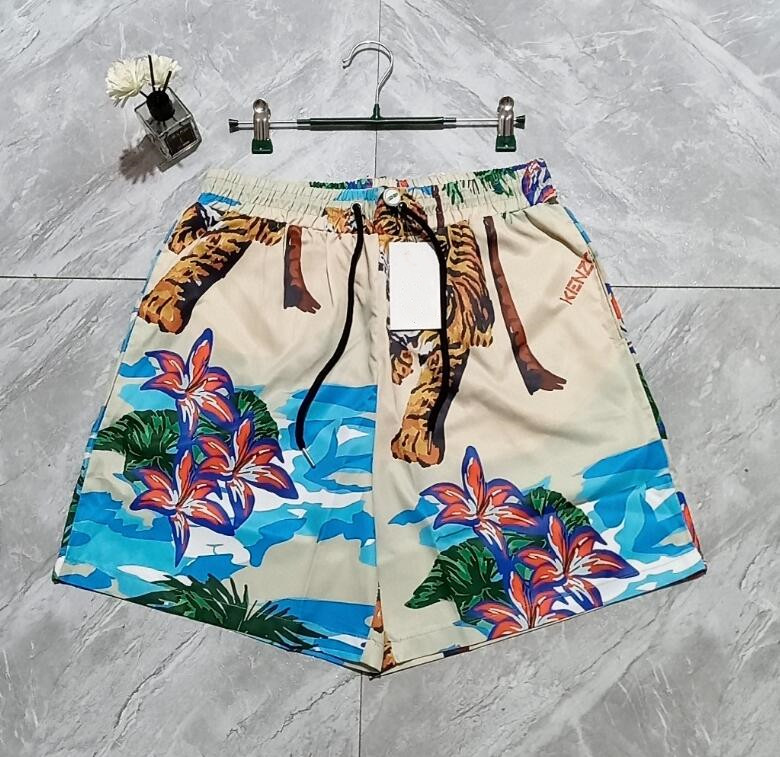 

2023ss mens shorts summer tiger print Quick drying beach short designer shorts men