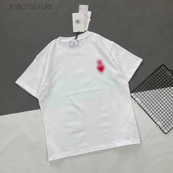 

Men's T-Shirts 2023 Summer New Cotton Versatile Short Sleeve T-shirt Trend ins Loose White Simple Letter Print 870RI