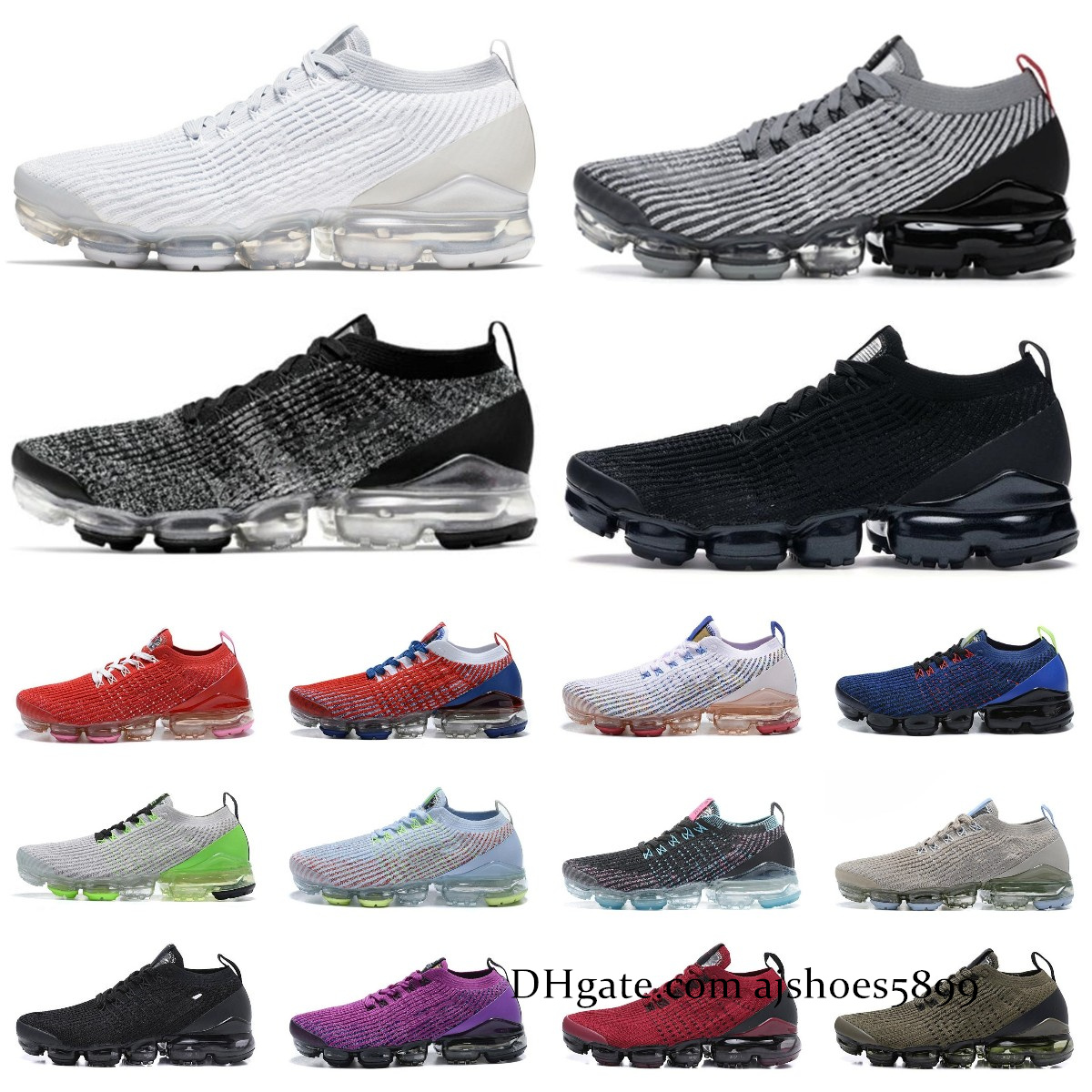 

Vapores 2019 3.0 USA Mens Be True Oreo Casual Shoes Fly 2.0 1.0 Knit iron Grey Blue Red Chaussures Designer AIR Sneakers Trainers Maxes size 36-45, Box