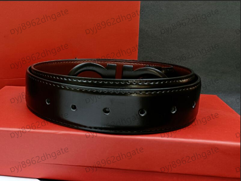 

men designers belts classic fashion business casual belt wholesale mens waistband womens metal buckle leather width 3.3cm with box free ship, No box