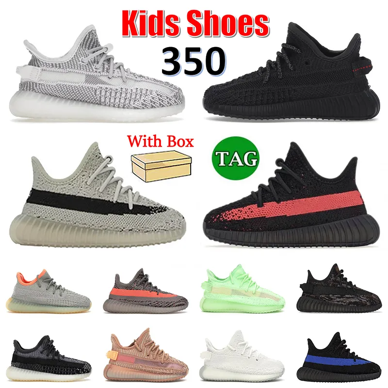 

Sports Kids v2 Running Shoes Toddlers Baby Sneakers Static Slate Core Black Red Beluga Reflective Glow MX Rock Clay Cream Dazzling Blue Boys
