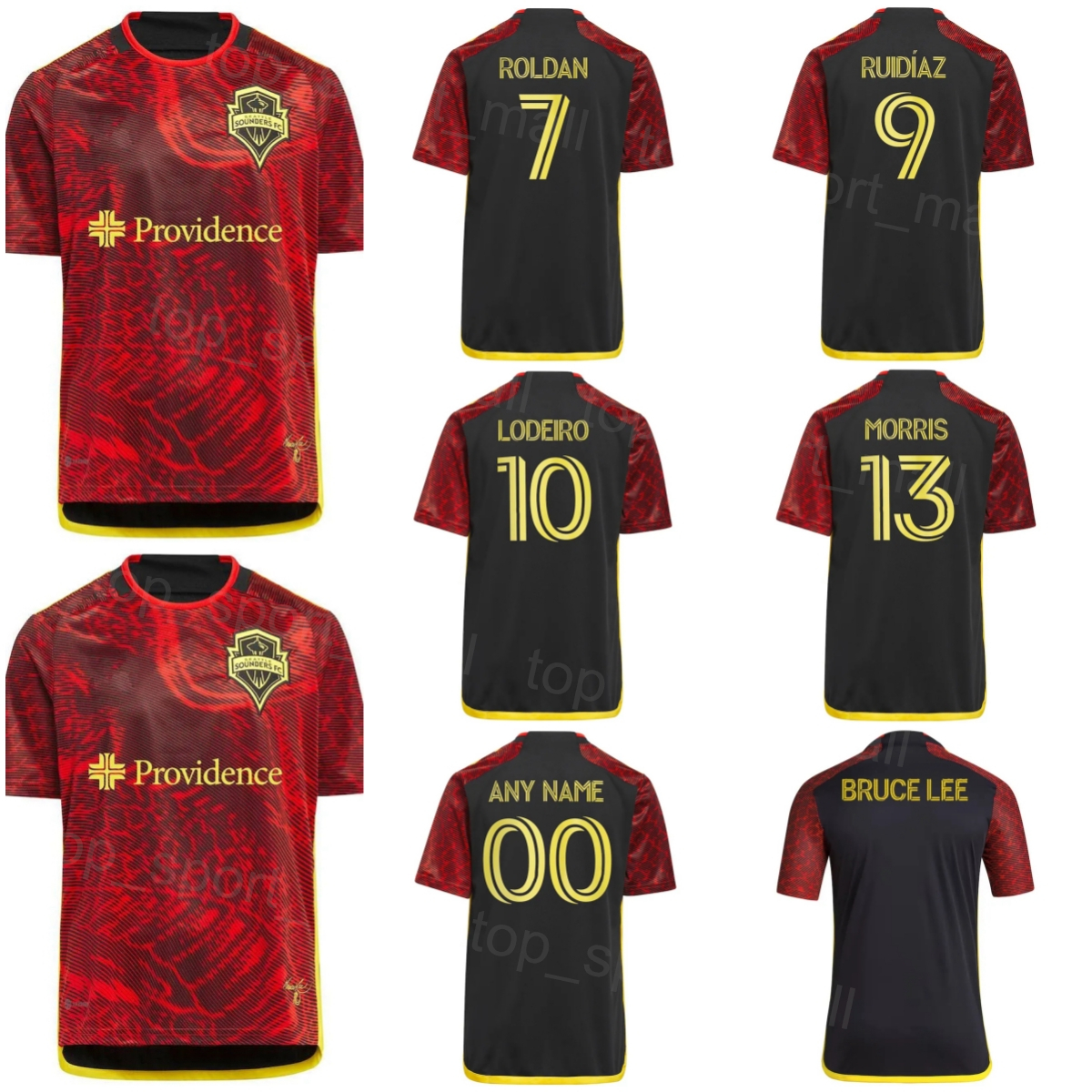 

Seattle Sounders Soccer Jerseys 13 MORRIS 23 CHU 10 LODEIRO 16 ROLDAN 19 HEBER RUIDIAZ RUSNAK TOLO ARREAGA JOAO PAULO MONTERO VARGAS ROWE Football Shirt Kits 2023-24, Black