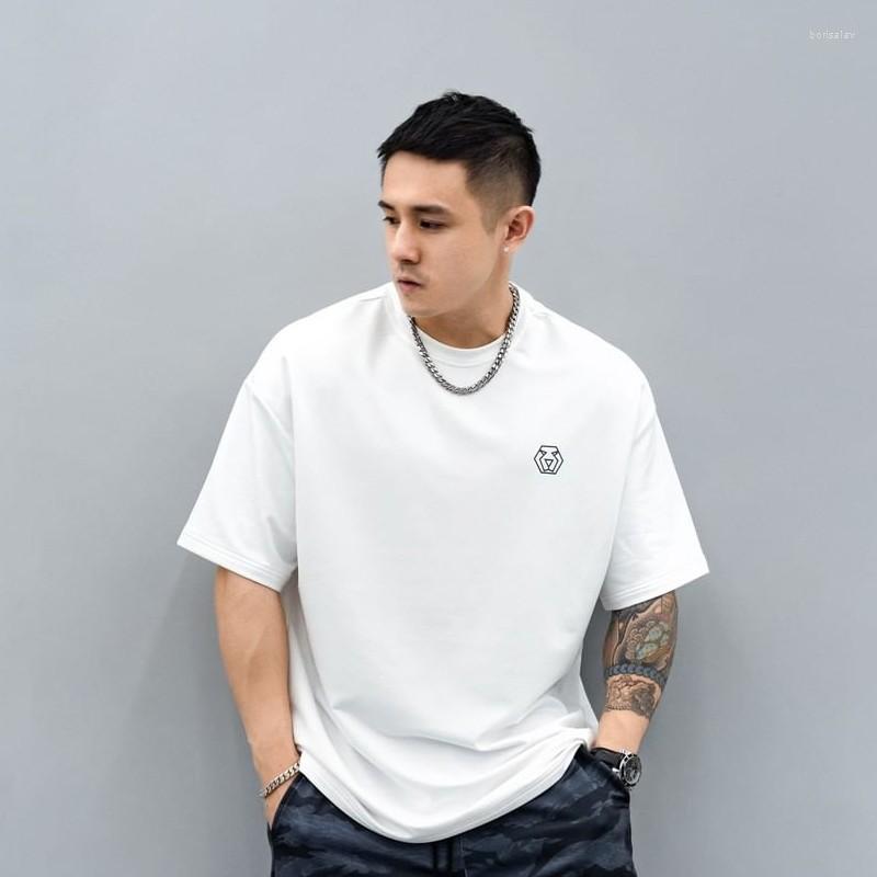 

Men's t Shirts 2023 Men Printed Loose Short Sleeve T shirt Summer Muscle Fashion Bodybuilding Fitness Tops Short sleeved Comfortable, Light grey