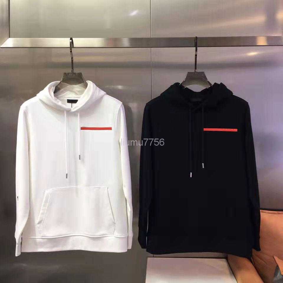 

Mens Hoodie With Pattern Letters Stripre Sweatshirt Hooded Terry High Quality Jumpers Spring Autumn Style Hoodies Pullover Size S-5XL WOCR, Black-p-3