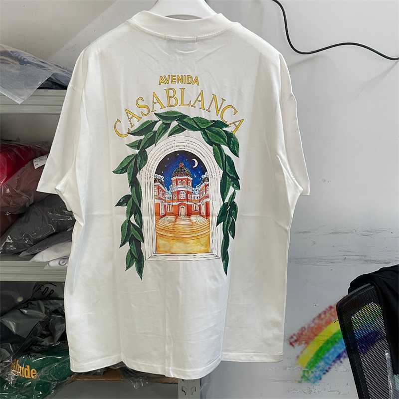 

Men's T-Shirts Castle Casablanca T Shirt Men Women White Black Oversize T-shirt Top Tees, 16