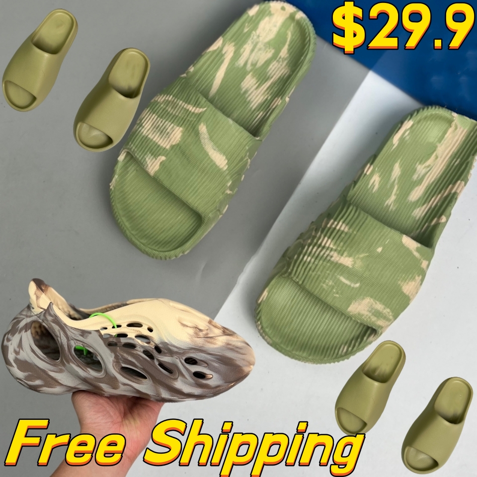 

Designer 22 Slippers Men Woman slider Vermillion Mineral Blue Onyx Pure Sandals Slide Slipper Ochre Bone Resin Clog Desert Ararat