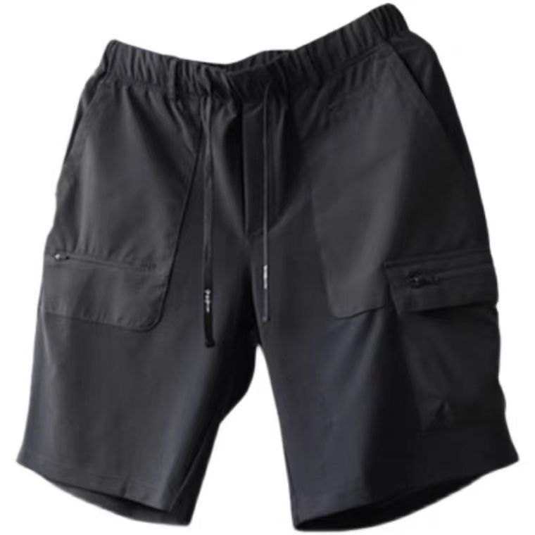 

Mens Shorts Women Summer Y3 Shorts Casual Loose Straight Pants Multi-pocket Sports Beach Pants, Black