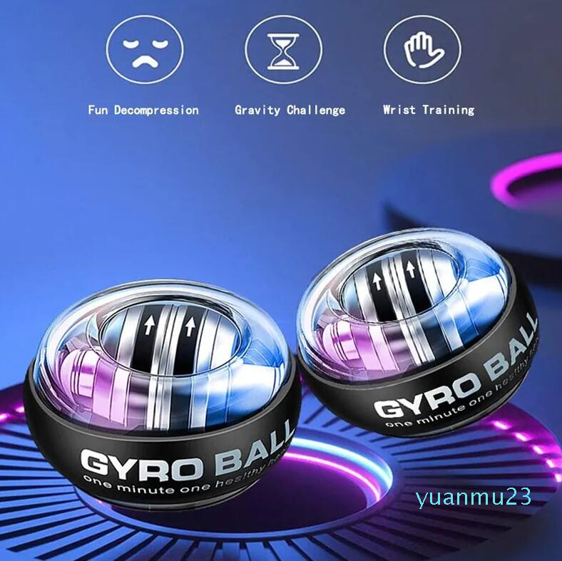 

Power Wrists Ball Selfstarting Gyroscope ball Gyro Hand Muscle Relax Arm Force 44 Fitness Sport Equipment 230406