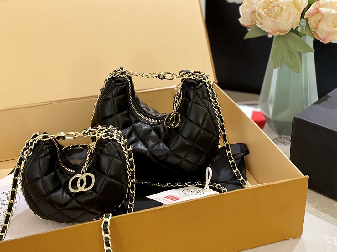 

2023 New Women Bag Crescent Hobo Bag Designer bags Wallet Handbag leahter Shoulder Crossbody Bag Lady Luxury bags Metal Chain Clutch Flap Totes Bag Thread Purse, ...