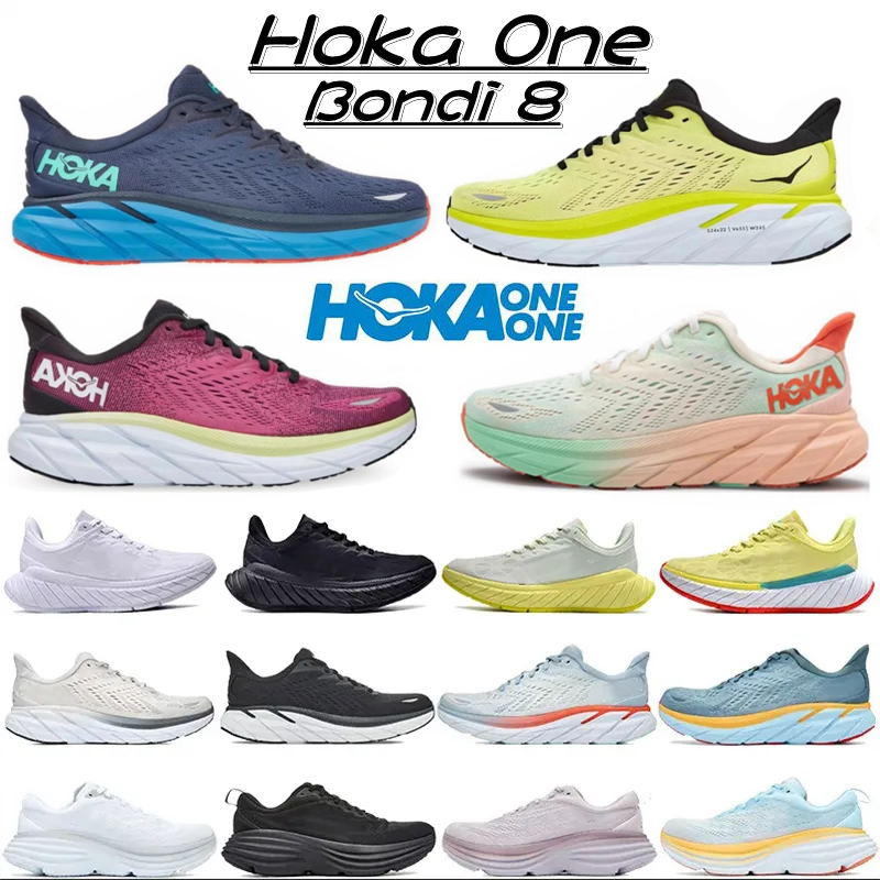 

hoka noe hokas Outdoor Running Shoes men women Carbon X2 Bondi Clifton 8 Lightweight Cushioning Long Distance Runner Shoes mens womens Lifestyle size 35-45, C8-31#36-41