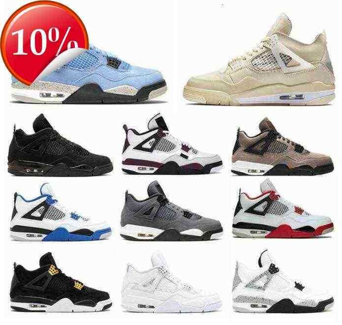 

top New Top Cream Young people children Sail Black Cat Basketball Shoes White Cement kids Big boy teenagers girl Jumpman 4 4s Cactus Jack
