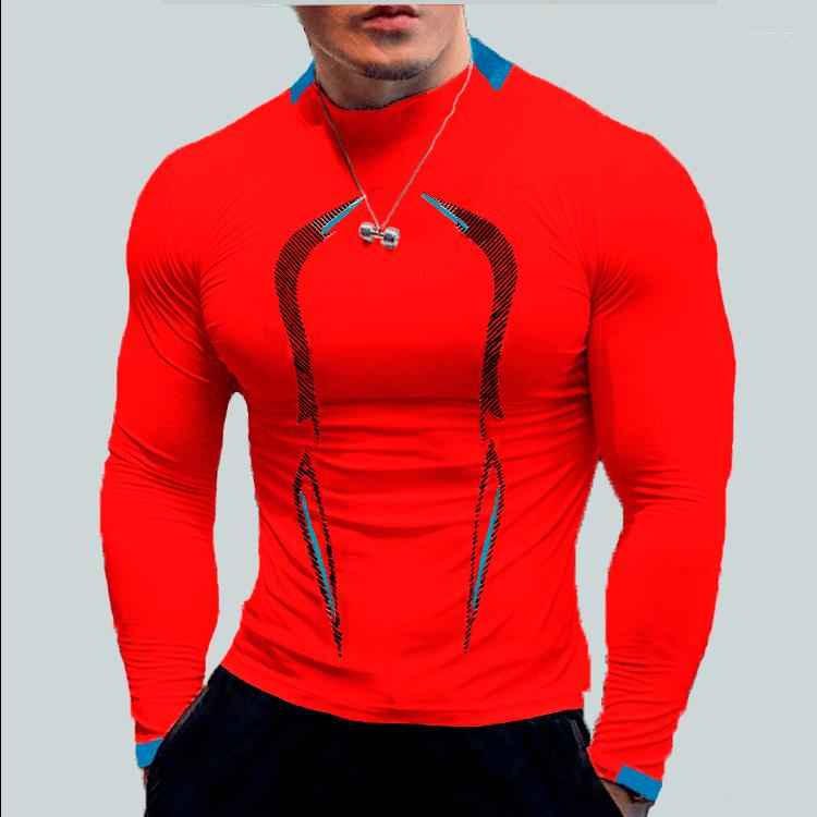 

Men's T Shirts Asian Size Men's Fitness Sports T-shirt Training Breathable 2023 Summer Fast Dry Fashion Long Sleeve Pullover Top, White