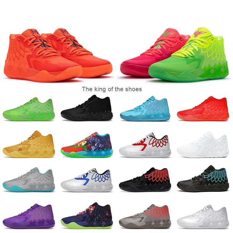 

MB01Shoes Outdoor Mens Sandals Og Basketball Shoes Lamelo Ball Shoes Mb.01 Lo Sneakers 1of1 Rick and Morty Not From Here Red Blast Unc Queen, B11 not from here red blast 40-46