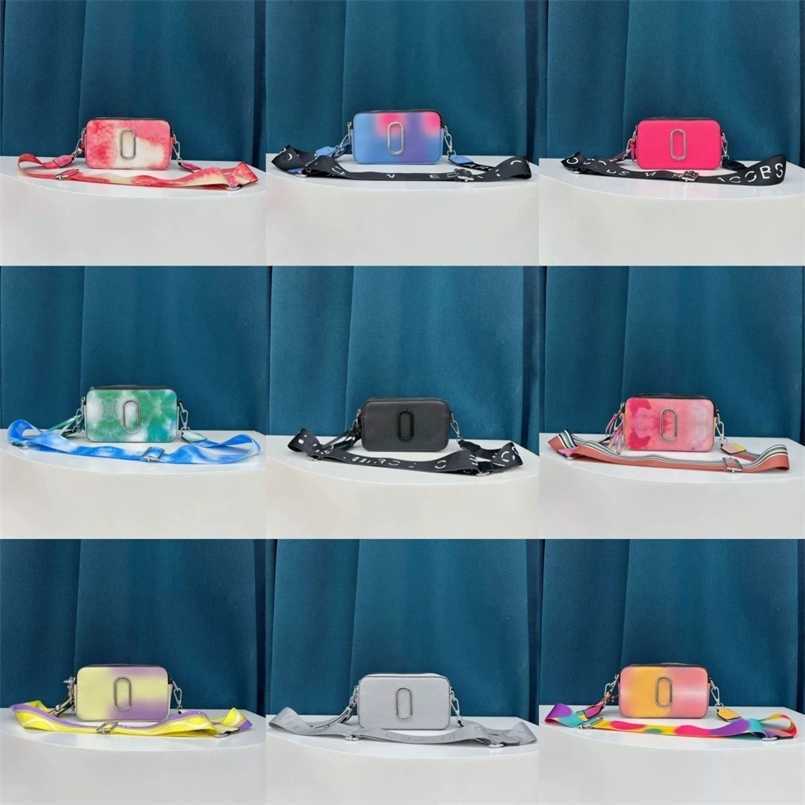 

Designer bag 2023 New Bag Women's Personalized Color Camera Bag Fashion Trend Crossbody One Shoulder Women's Bag factory outlet, Blue paired with rose red