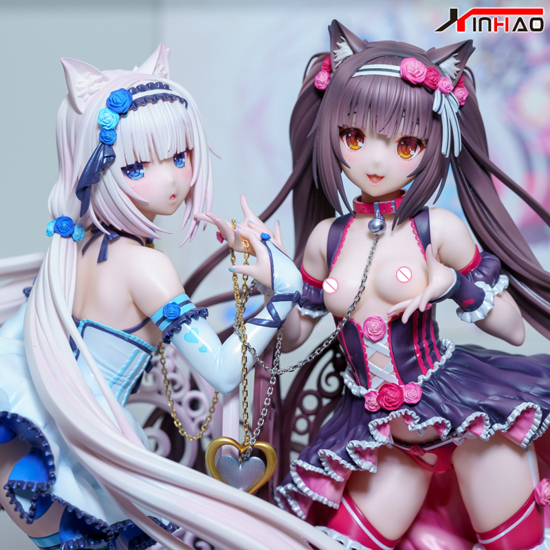 Gun Toys 235MM Native NEKOPARA Vol.1 Soleil opened! Chocola &amp Vanilla PVC Action Figure Adult Collection Model Toys Ornamen-image-857866506