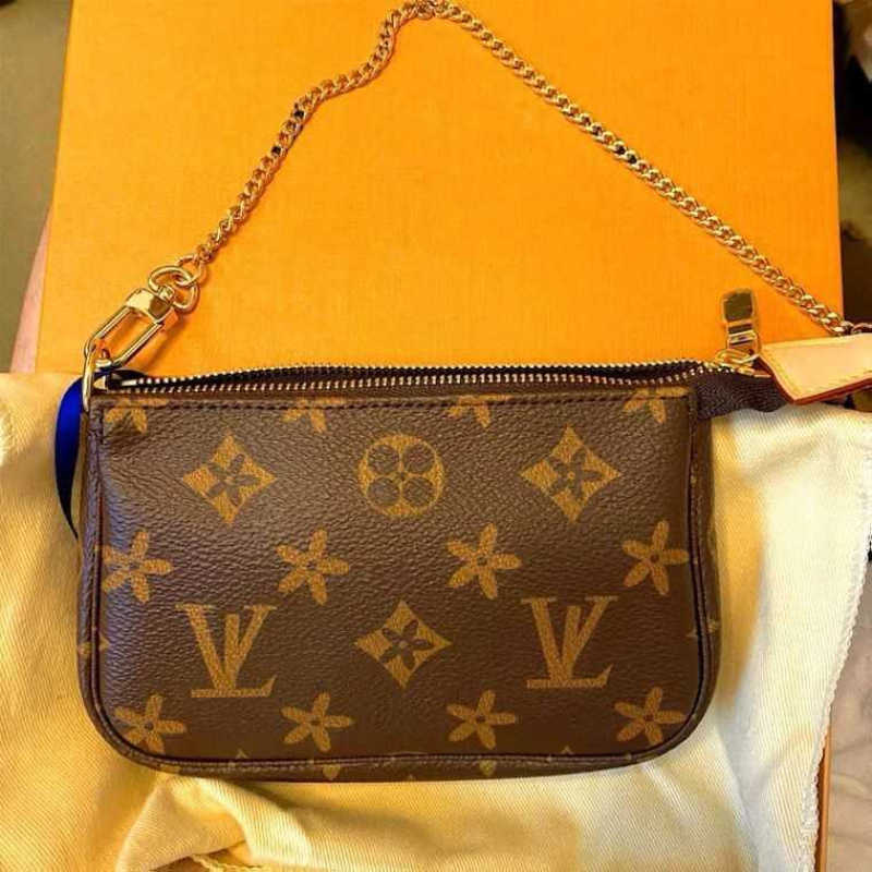 

Vintage Mini Pochette Women Shoulder Crossbody Bags Wallet On Chain IVY Designer Luxury Handbags Louise Baguette Messenger Bag Viuton Felicie Ladies Coin Purses, Add box + dust bag
