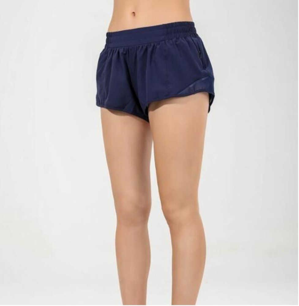 

Summer Yoga Hotty Hot Shorts Breathable Quick Drying Sports lulus Womens Pocket Running Fitness Pants Princess Sportswear Gym Legging lu 50ess, Blue