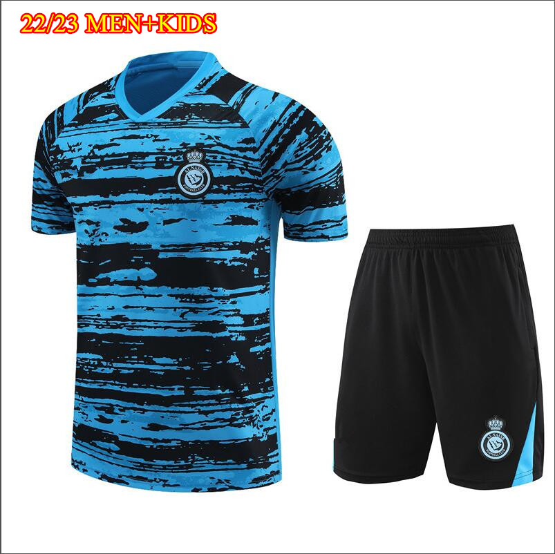 

Algeria 23 24 Al Nassr FC soccer Jerseys short sleeves training suit kids tracksuit Ronaldo 22/23 CR7 Gonzalo Talisca Algeria Football TRACKSUIT Half shorts KIT set, 23 24 men+kids