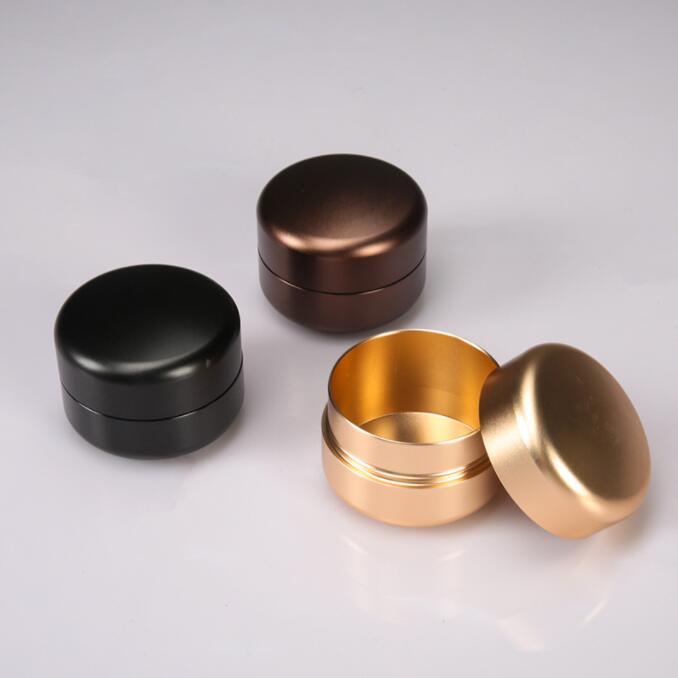 

XXL Aluminum Alloy Tobacco Cans Jars Storage Box Case Tea Metal Jewelry Stash Smoking Tools 6 Color 45*68mm/45*70mm/52*57mm/54*42mm