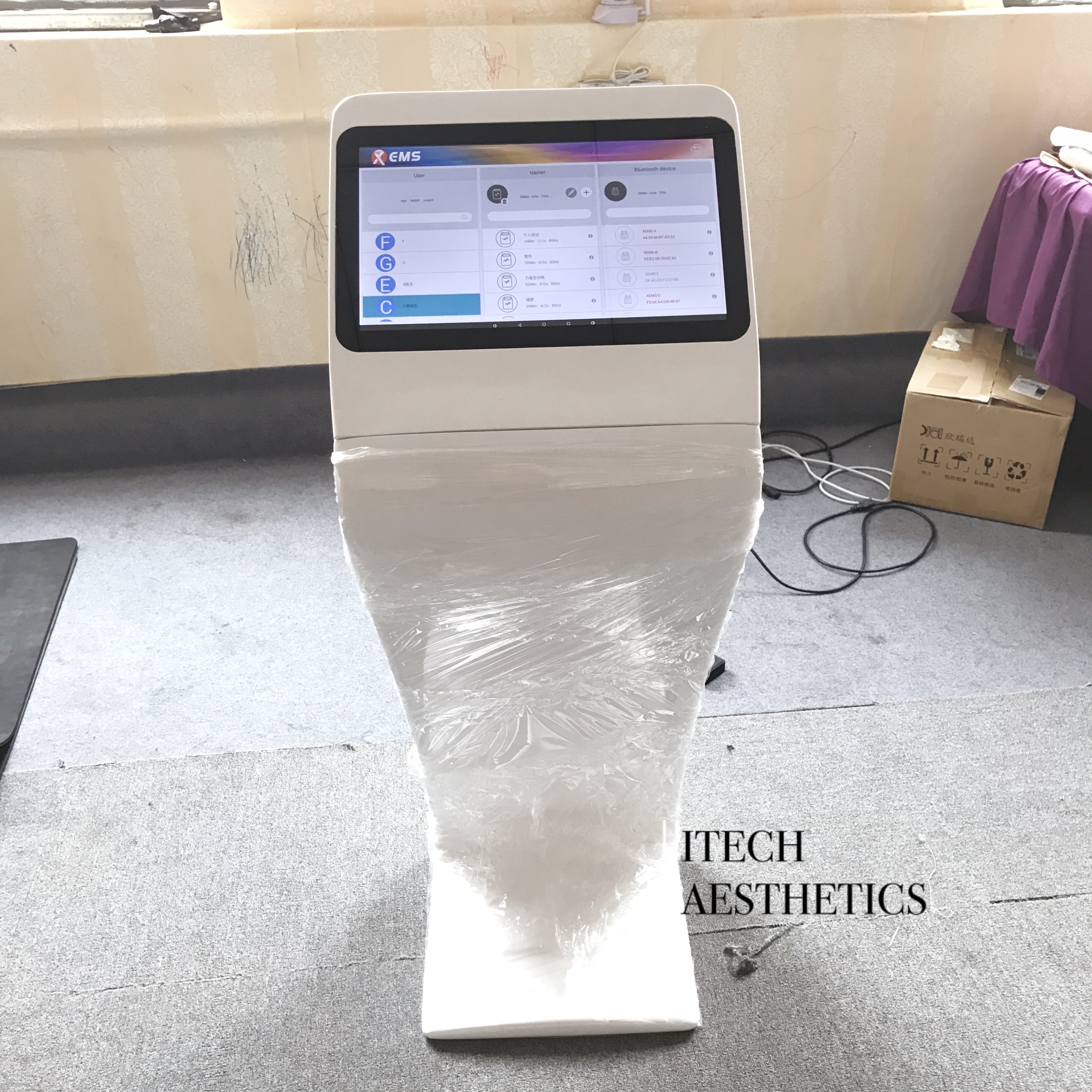 

Professional Xbody EMS Machine with Jacket EMS Electrical Stimulator Xbody Suit for Gym Body Training Machine