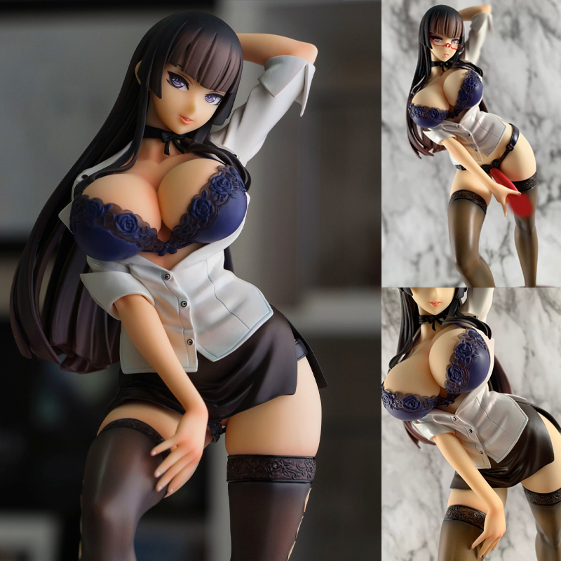 Gun Toys 26cm Skytube Alphamax Ayame illustration by Ban 1/6 Japanese Anime Sexy girl PVC Action Figure Adult Collection Model T-image-858219006
