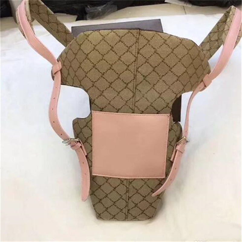 

Designer Baby Bag Front Strap Grid Kids Carriers Fashion Multi-function Safety Backpacks newborn Mother Mummy Maternity Nursing Handbag