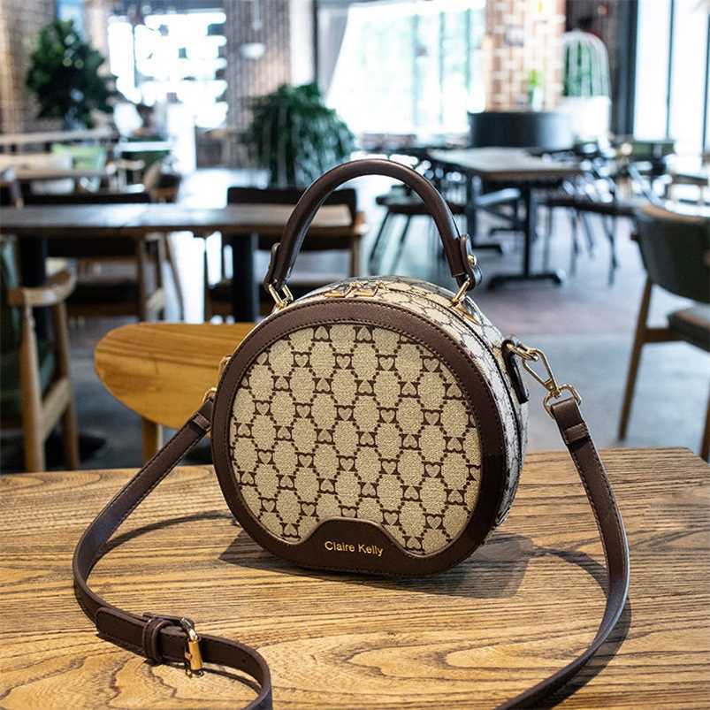 

Designer bag Westernized Small Bag for Women 2023 New Trendy and Advanced Crossbody Versatile Small Round Bag Fashion and Temperament One Shoulder Handbag, Light grey coffee