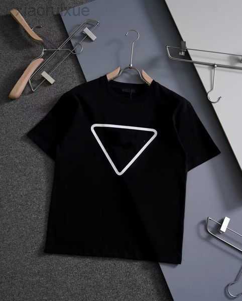 

Men's T-Shirts Summer Unisex Embroidery Simple Short Sleeve Casual Round Neck Couple Half Bottom T-shirt 7307R