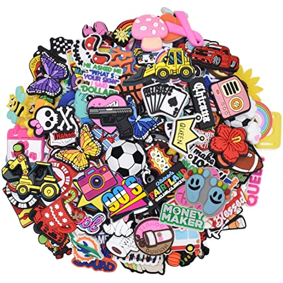

50-500PCS jibz Wholesale Random Cartoon Animal Shoe Charms Decrations For Croc Charms Buckle Kids X-mas Gifts Shoe Accessories jibz 100 pack jibz sports