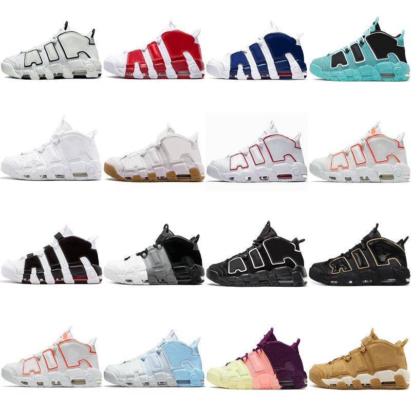 

max 96 96s Basketball Shoes Air More Uptempos Designer Men Women OG Black Royal Action Grape Light Aqua Valerian Battle Volt White Tatal Orange Trainer Sneakers, Shoes lace