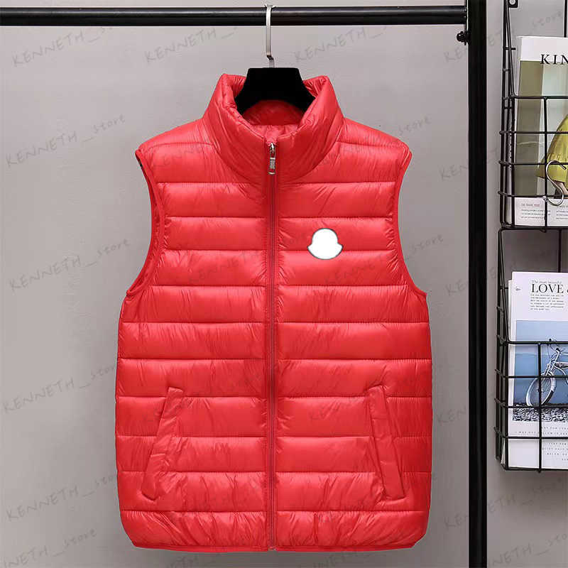 Men's Vests Mens Vests 22AW Jacket Bomber Down Coats Sleeveless Windbreaker Man Coat Jackets Vest Outwears T230412