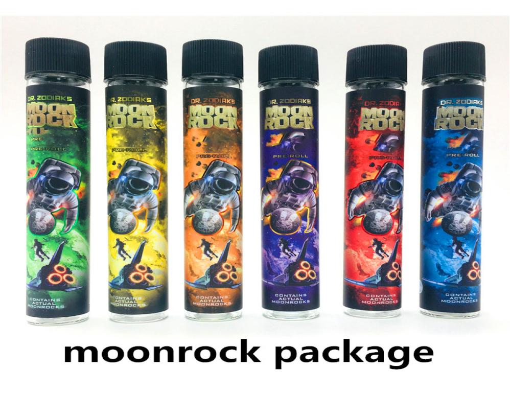 

Moonrock Glass Tube Packaging Pre Roll Packaging Moonrock Packaging Plastic Tip 12020mm Dry Herb Package Tube Stickers Vape Carts7227159