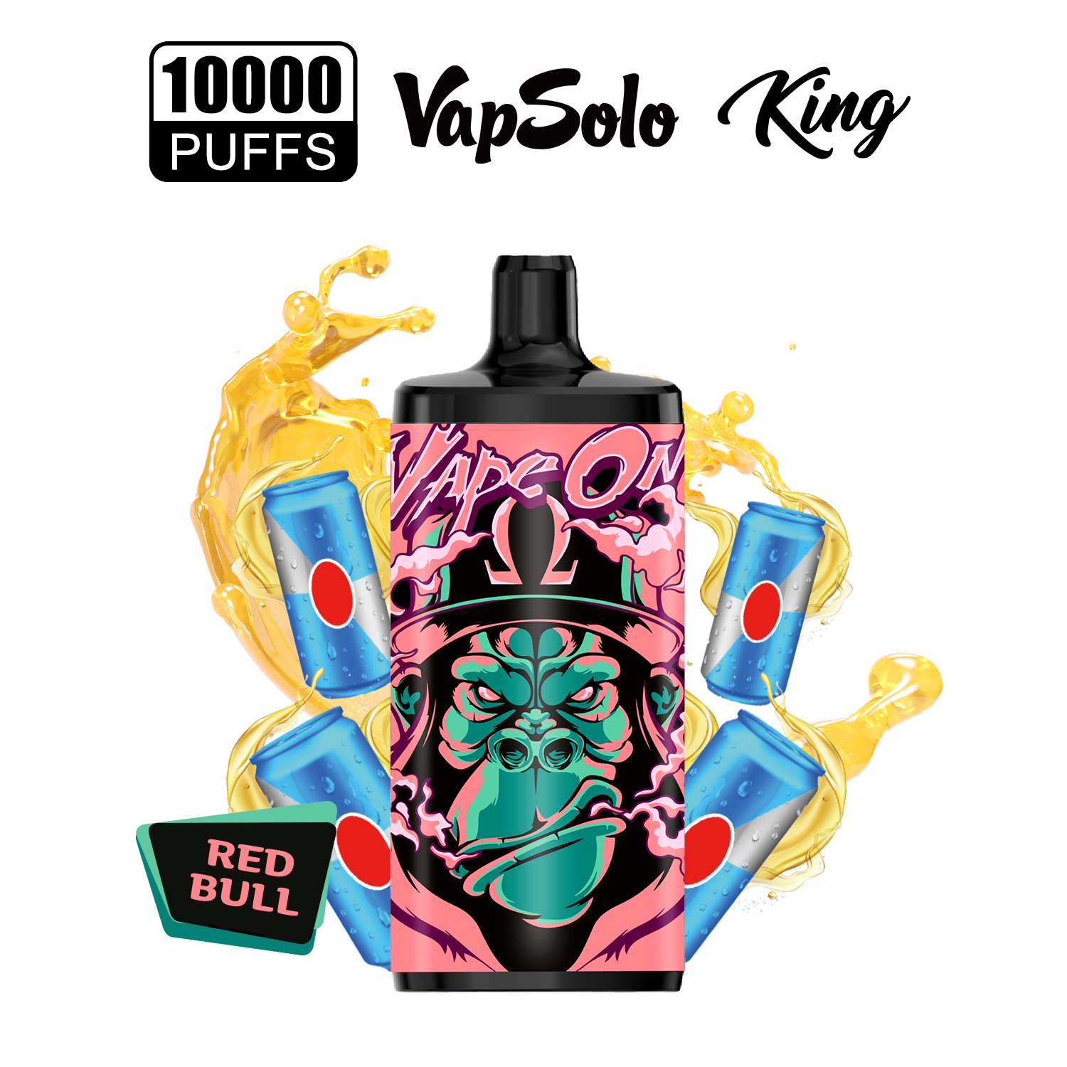 

Disposable E cigarette Vape Pen 20ml Pods 10000 puffs Vapsolo KING dual mesh coil airflow control electronic cigar big vapor