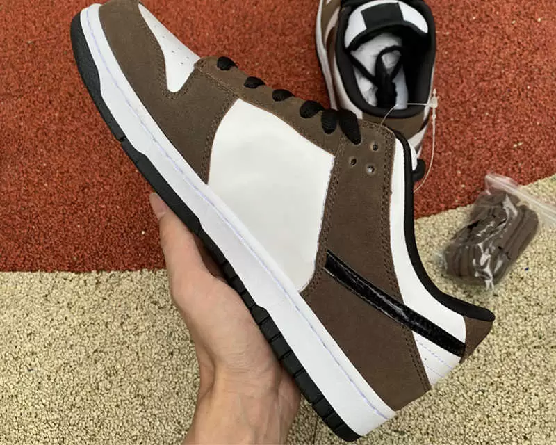 

2023 Basketball Shoes Duk Low PRO Trail End Brown Skateboard Shoes White Black Topsportsmarket Casual Runner Outdoor Trainers Sneakers Sports With Box