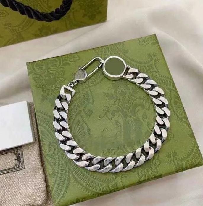 

Designer Men Women Bracelet Cuff Bangle Unisex Double Letter G Stainless Steel Jewelry Couple Gothic High Quality Punk Hip-hop Bracelets send box GU brand