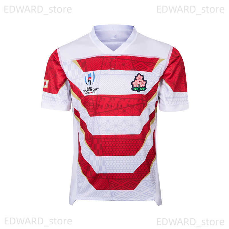 

DIY Tees Polos -5XL2019 World Cup Japan Home/Away Rugby Jersey T230411, Blue black