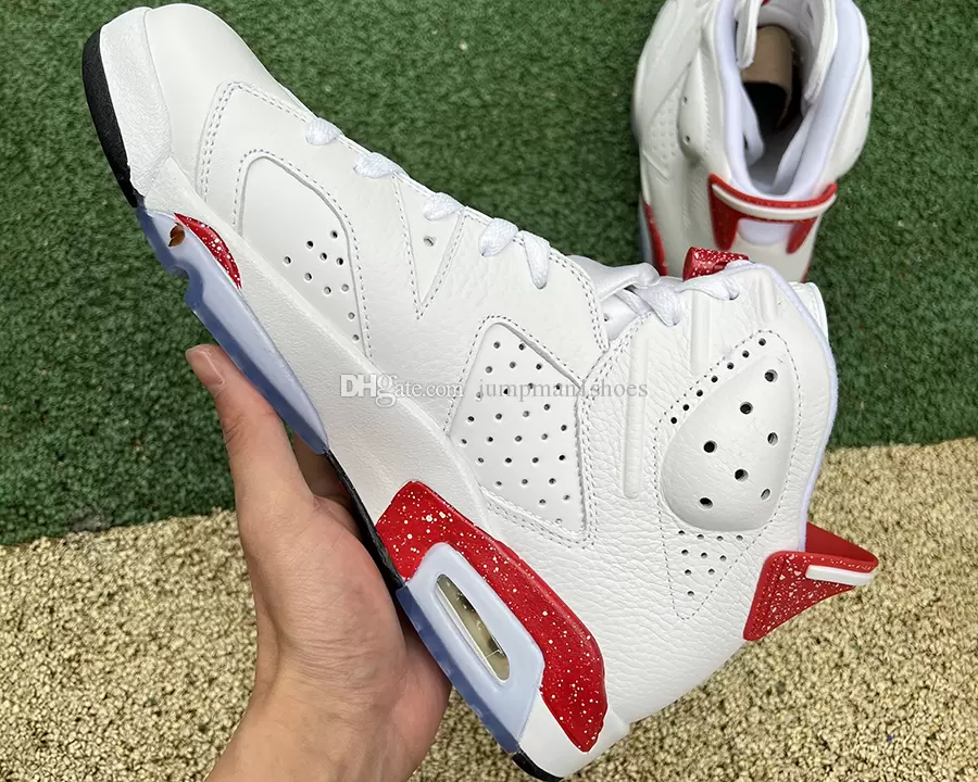 

2023 Basketball Shoes Jumpman 6 Red Oreo 6s White/University Red-Black Fashion Trainers luxurys Designer Sneakers With Box