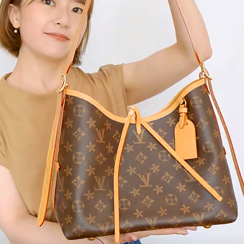 

Vintage Louise Carry All 2pcs Shoulder Crossbody Bag with Coin Purses 7A Real Leather Viuton Handbags Designer Odeon Totes Large Shopping Bags, Add box + dust bag