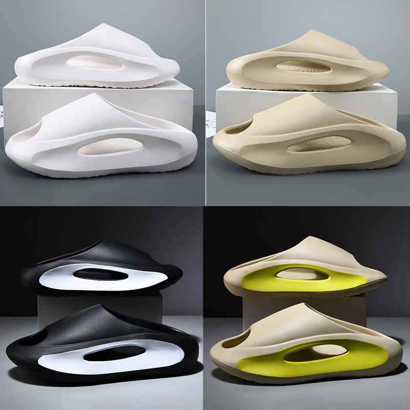 

Designer slippers Men Women slides Beach Shoes black white rubber slide flip flops Sandal Summer Flat Slipper scuffs classic EVA foam casual runners sneakers