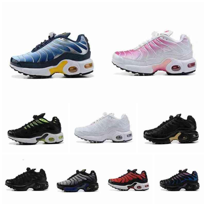 

Selling Girl Boy kids Children Shoes Designer Athletic Outdoor Sneakers Triple White Black Gold Red Laser Blue Tn Plus Toddler girls boys, Brown