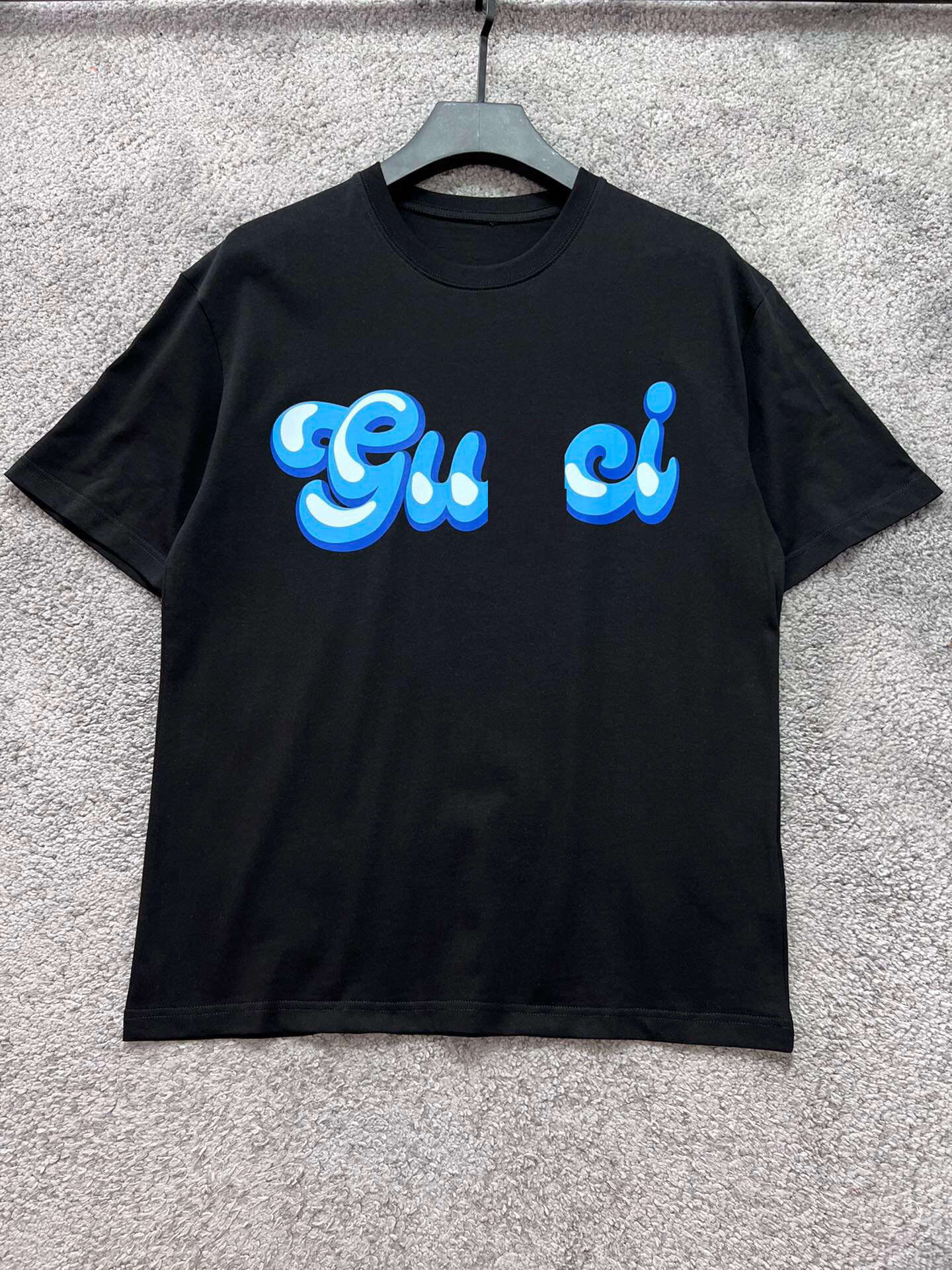

Summer Men's T-Shirts Womens T-shirts Mans Stylist Tee Guillotine Bear palms Printed Short Sleeve Truncated Bears Angles Tees angel t shirt 002, Black