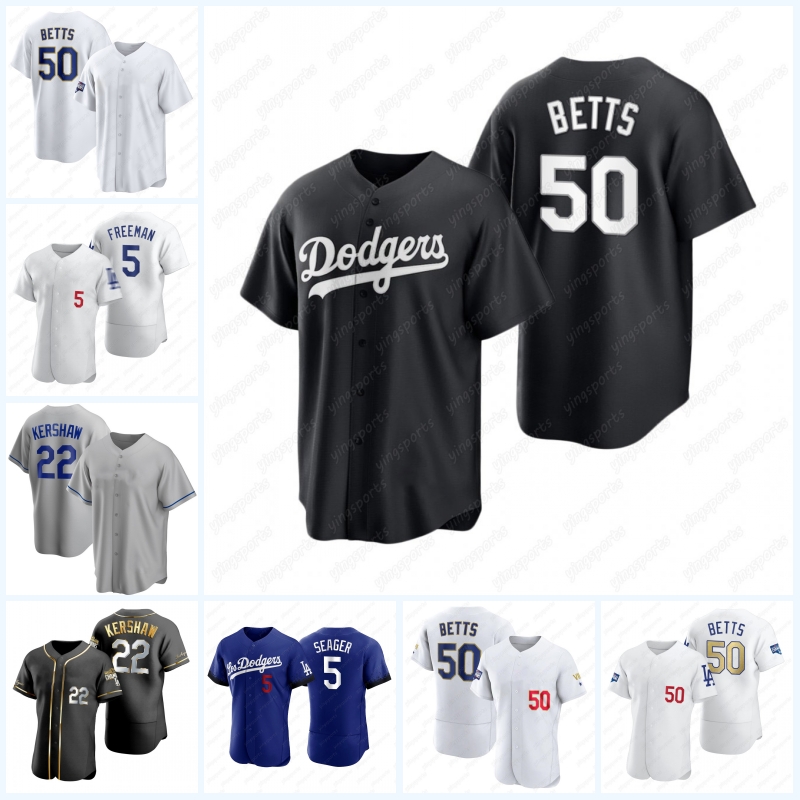 

LA Dodgers Jersey #50 Mookie Betts 5 Freddie Freeman Julio Urias Will Smith Max Muncy Miguel Rojas James Outman David Peralta Chris Taylor Martinez Dustin May Jerseys, Gold program men flex base