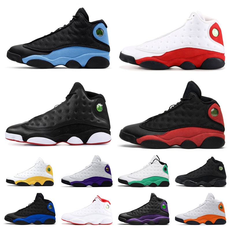 

Jumpman 13 13s Retro Mens Basketball Shoes Playoffs French Blue Black Flint Del Sol Playground Navy University Blue Black Cat Court Purple Starfish Trainer Sneakers, Shoes lace