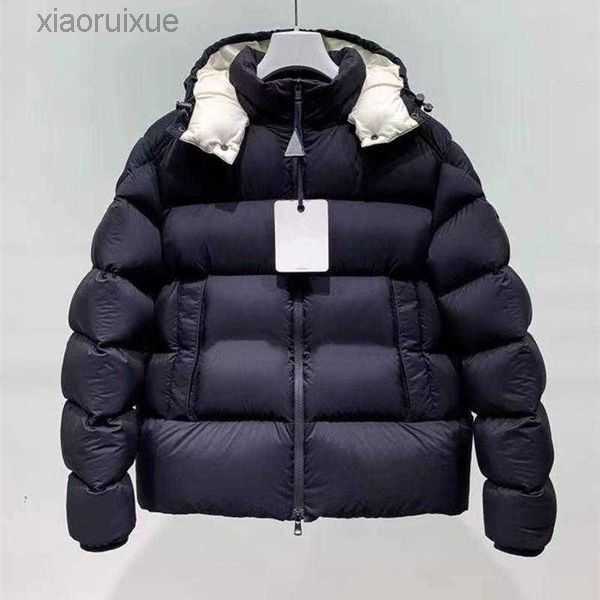 

Man Jacket down Parkas Classic Casual winter Coats Outdoor Feather Keep warm Doudoune Homme Unisex Coat Outerwear Hooded Cold protection 2SYCX, Black