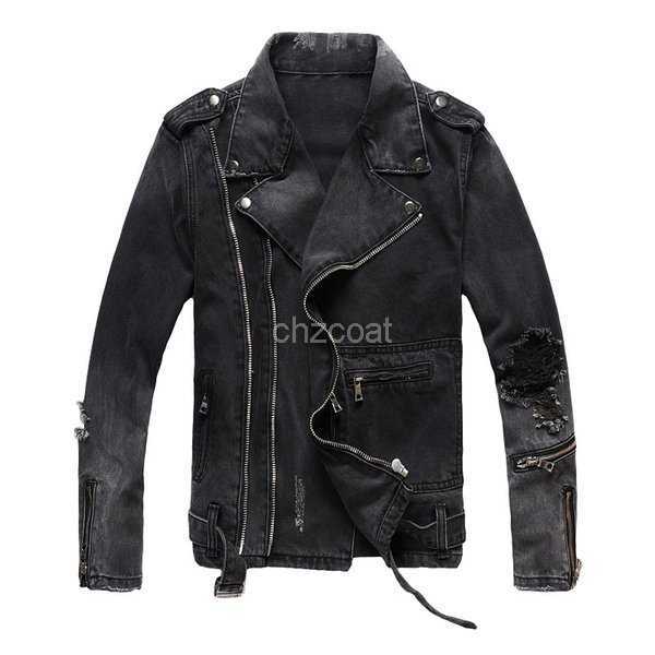 

Fashion Mens High Street Jackets Denim Coat Black Blue Casual Hip Hop Designer Jacket For Male Size M-4XL 1 BXZ1, #403