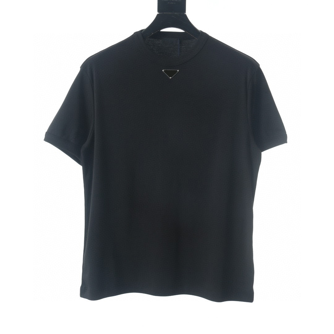 

Men's Plus Tees & Polos Round neck embroidered and printed polar style summer wear with street pure cotton fw1ed
