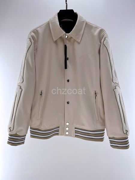 

black green Fashion Jacket mens Classic Man Luxury Jackes bone letters Embroidery stitching coats Baseball Stylsh Streetwear Outerwear 5 W8L6, Extra shipping postage/no ship